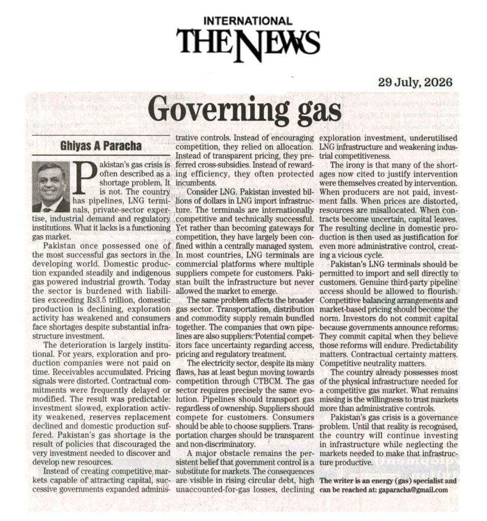 Pakistan Gas Crisis: Why Governance Matters More Than Supply